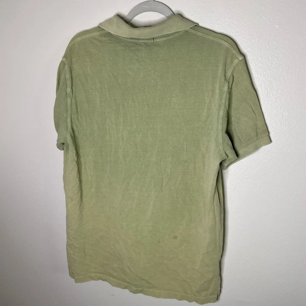 Jcrew 100% cotton green polo shirt